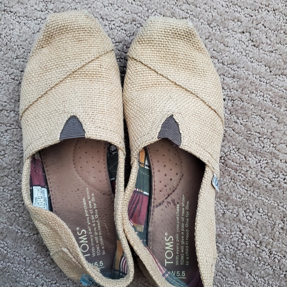 Burlap TOMS - Picture 1 of 1
